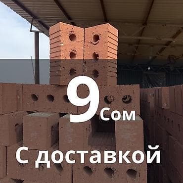 Окна и комплектующие: Пустотелый, дырчатый, Жженый кирпич, Полублок, 250×120×90 — 1