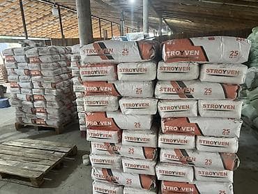 Сухая строительная смесь STROYVEN, фасовка по 25 кг. Клей для