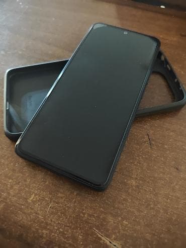 матовая пленка на телефон: Redmi, Redmi Note 14, Б/у, 256 ГБ, цвет - Черный, 2 SIM — 1