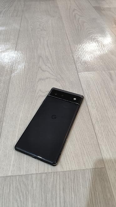 Google Pixel 6, Б/у, 128 ГБ, цвет - Черный, 1 SIM