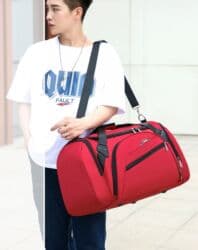 хозяйственная сумка на колесах: Сумка универсальная дорожная/спортивная - Цвет: черный - Формат — 2