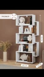 купить сервант для посуды в гостиную недорого: Китеп текчеси, Жаңы, ЛДСП, Полго орнотулма, Акысыз жеткирүү, Акылуу жеткирүү — 9