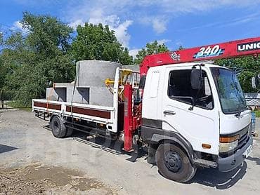 Аренда манипулятора - Грузовой бортовой автомобиль с крановой