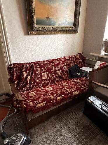 Комплект мягкой мебели, Б/у, Самовывоз, цвет - Коричневый