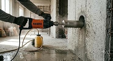 Алмазное бурение отверстий в бетоне и железобетоне - Выполняем