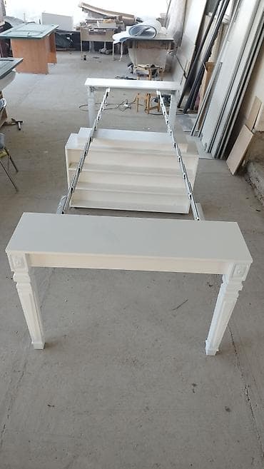 стол для кроя: Стол трансформер Для зала, Раскладной стол, цвет - Белый — 1