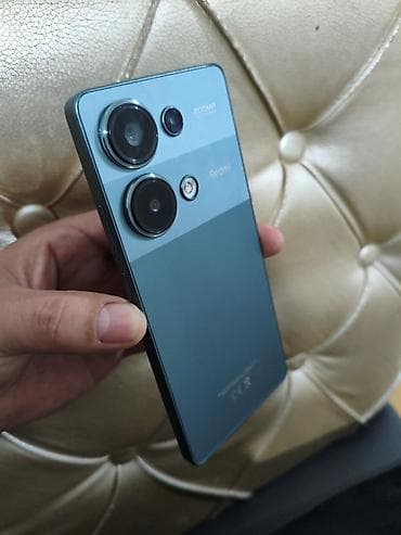 телефон кнопачный: Redmi, Redmi Note 13 Pro, 256 ГБ, цвет - Синий, 2 SIM — 2