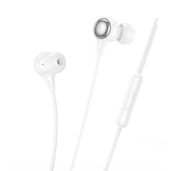 hyperx cloud core: Проводные вакуумные наушники, Hoco, Новый, цвет - Черный — 4
