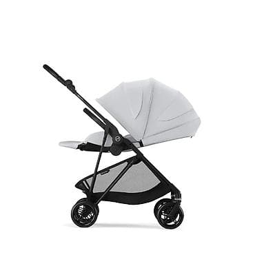 Коляски: Cybex Melio Carbon Fog Grey — ультралегкая (около 5.9 кг) прогулочная — 2