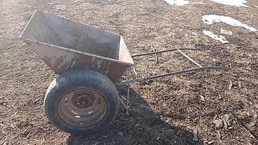 электрическая пила: Садово-строительная тачка и тележка, Стальная, Двухколесная — 1