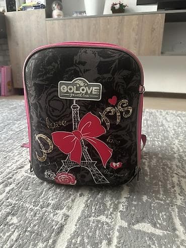 сумка школная: Школьный ранец GOLove (Go with Love) - Жёсткий каркас с уплотнённой — 1