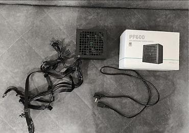 venom computer: Блок питания, Б/у, DeepCool, 600 Вт, 80 Plus, 600 Вт — 1