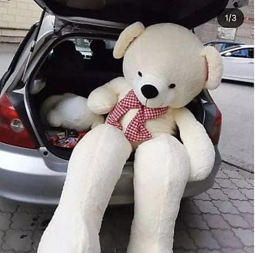 одеяло хлопковое: Огромный плюшевый медведь - Размер: гигантский, почти во весь рост — 1