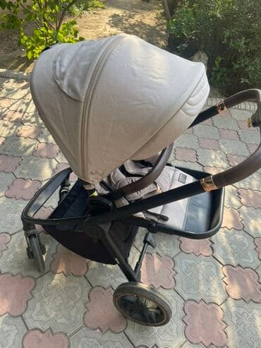 удобная детская коляска: Коляска, цвет - Коричневый — 1