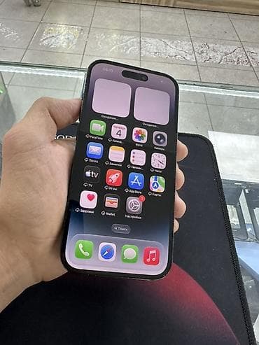айфон бу 14 про: IPhone 14 Pro, Б/у, 128 ГБ, Черный, Защитное стекло, Чехол, 83 % — 6