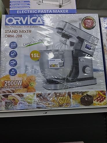 миксер планетарный: Планетарный миксер ORVICA ORM-208 - Объем чаши: 15 л - Мощность: до — 1