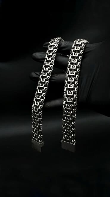 продаю золотую цепочку: Цепь "Император" Серебро 925 проба Вес 150 Грамм Длина 62 см Ручная — 1