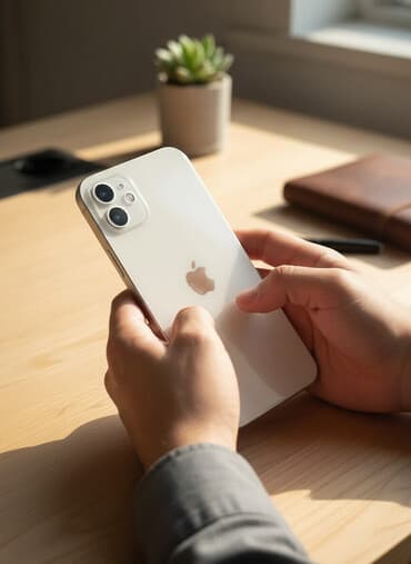 IPhone 12, Б/у, 128 ГБ, White Titanium, Зарядное устройство, Коробка, 78 %