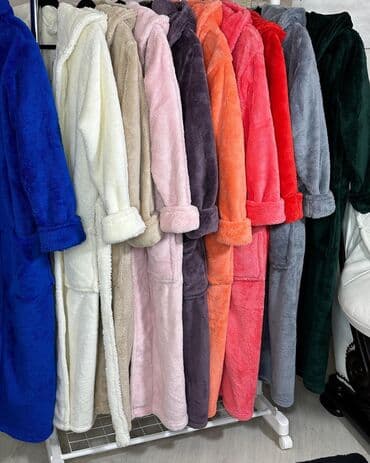 домашние халаты больших размеров: Женские/мужские/детские махровые халаты Теплые халаты 100%хлопок — 12