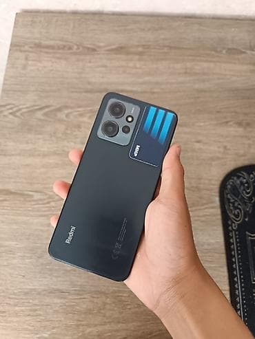 Redmi, Redmi Note 12, Б/у, 128 ГБ, цвет - Черный, 2 SIM