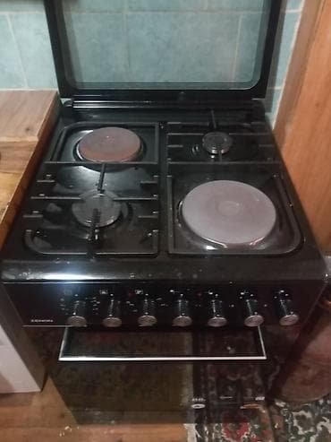 4 5мм: Плита ZENON комбинированная, с духовым шкафом 88 л Основное: - Тип — 2