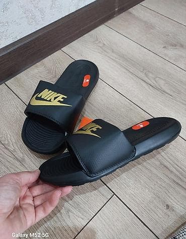 Сандалдар жана шлепкалар: Эркектердин сандалийи, 40, 40.5, 41, Nike, Жаңы, түсү - Кара, Өзү алып кетүү — 4