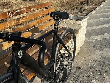 велосипед с титановыми дисками: Шоссейный велосипед, Рама M (156 - 178 см), Б/у — 1