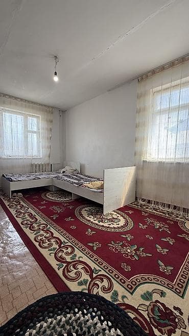 каракол продаю квартиру: 2 комнаты, 48 м², Индивидуалка, 3 этаж, Старый ремонт — 3