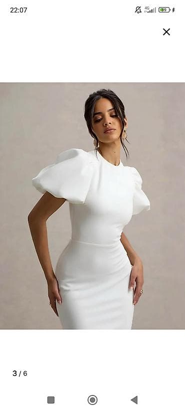 Отдам даром: Платье,фонарик,новое,длинное,с вырезом,плотный материал,новое,можно на — 8