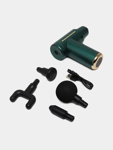 вибратор массаж: Электрический массажер для тела Massage Gun, перкуссионный ударный — 6