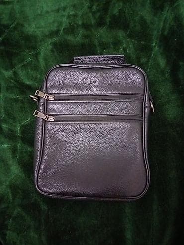 сумки женские круглые: Мужская/универсальная сумка через плечо (мессенджер) из тёмной — 1