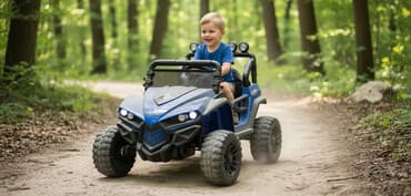 детский электронный машина: Детский электрокар, Б/у — 1