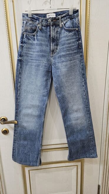 купить сумку шанель оригинал бу: Классные фирменные женские джинсы, 3 пары разного кроя, ZARA — 2