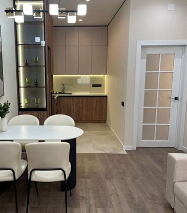 дом асанбай: 2 бөлмө, 51 кв. м, Элитка, 3 кабат, Дизайнердик ремонт — 18