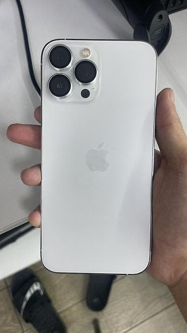 Техника и электроника: IPhone 13 Pro Max, 128 ГБ, цвет белый,89% акб ИДЕАЛ подарок — 1