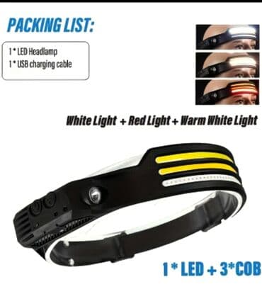 телефон часы: Налобный фонарь. Много функциональный. С встроенной батареей. Удобный — 1