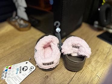 Детский мир: 🔥 Оригинальные редкие Crocs (лимитированные модели с мехом) 🔥 Новые, с — 7