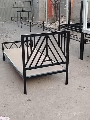 метал бишкек: Бир кишилик керебет, Жаңы, Каркассыз матрас, узуну - 80 см — 2