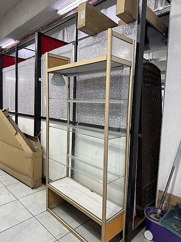 Витрина Аксессуарлар үчүн, Шамдал менен, 200 см * 95 см * 37 см — 1