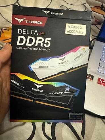 pes 22: Оперативная память, T-Force, 16 ГБ, DDR5, 6000 МГц, Для ПК — 1