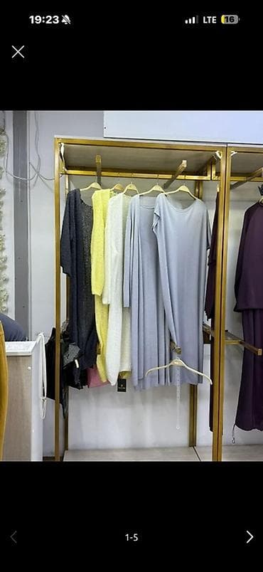 кухонная полка: Полка для магазина, Железо — 5