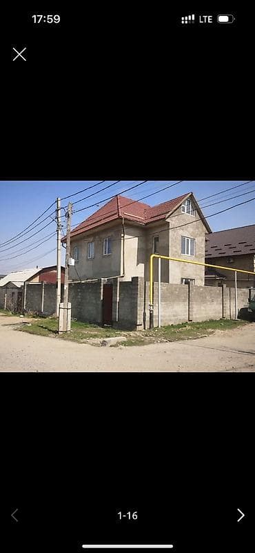 Үйлөр: 250 м², 4 бөлмө, Брондолгон эшиктер, Забор, тосулган — 2