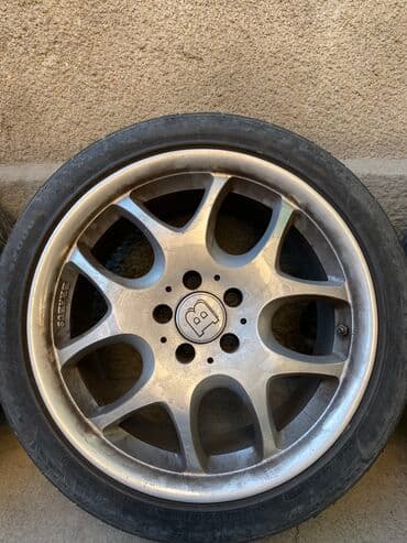 18 разноширокие: Литые Диски R 18 Brabus, Комплект, отверстий - 5, Б/у — 4