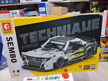 tech deck: Конструктор SEMBO TECHNIQUE – спортивный автомобиль NASCA - Тематика — 1