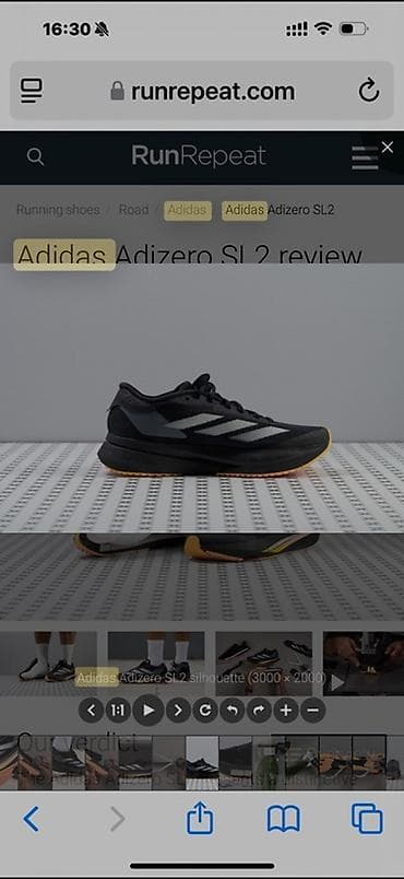 nike react: Мужские кроссовки, 44, 43, Adidas, Новый, цвет - Черный — 3