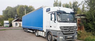 полуприцепы продажа б у: Тягач, Mercedes-Benz, 2011 г., Шторный — 1