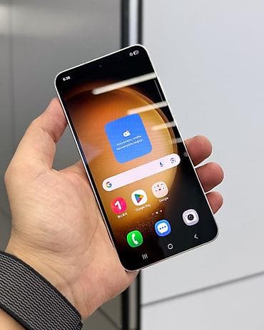galaxy: Samsung Galaxy S23, Б/у, 512 ГБ, цвет - Бежевый, В рассрочку, 1 SIM, eSIM — 2