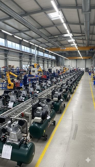 Типография үчүн жабдуулар: Компрессор Электр, Поршень, Жаңы — 4