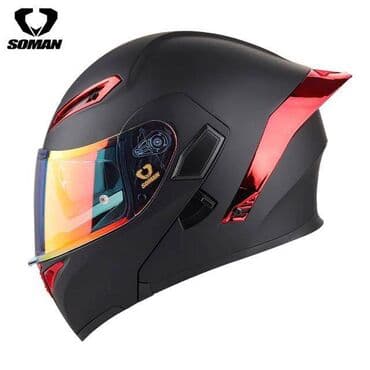 Мото шлем Шлем Бренд: SOMAN - Модель: 955-S -955 одобрено: точка, ГБ at lalafo.kg Мото шлем Шлем Бренд: SOMAN - Модель: 955-S -955 одобрено: точка, ГБ