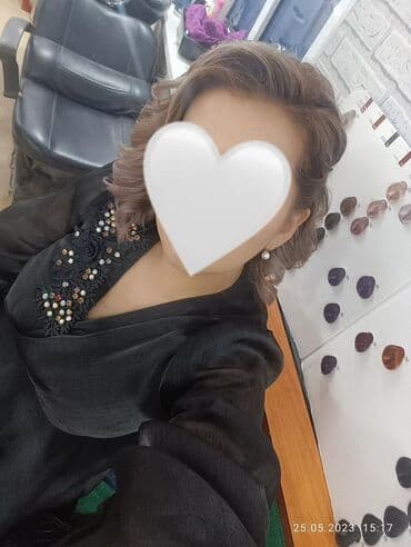 Плащи: Вечернее платье, Пышное, Средняя модель, Шелк, С рукавами, 4XL — 2